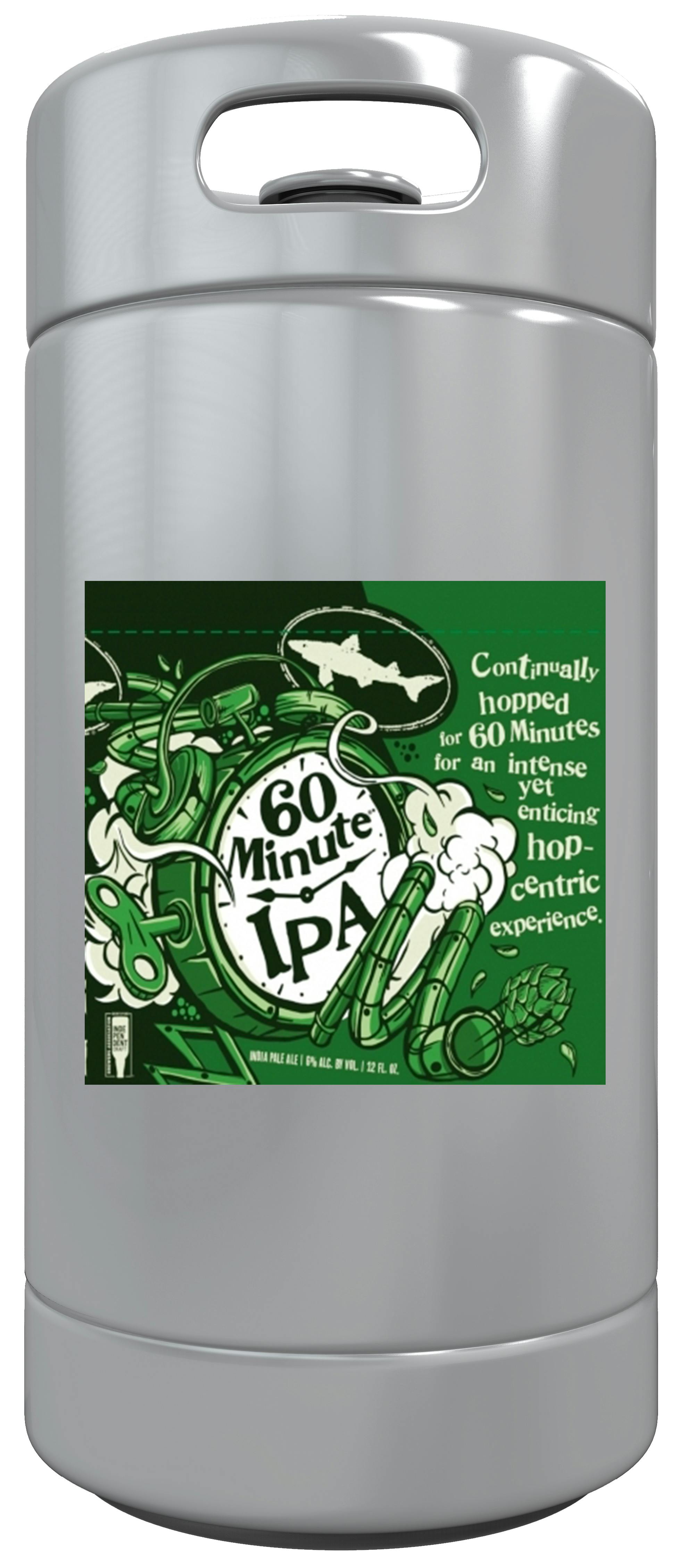 Dogfish Head 60 MINUTE IPA 1/6 BARREL KEG 1/6 Barrel Keg Garden