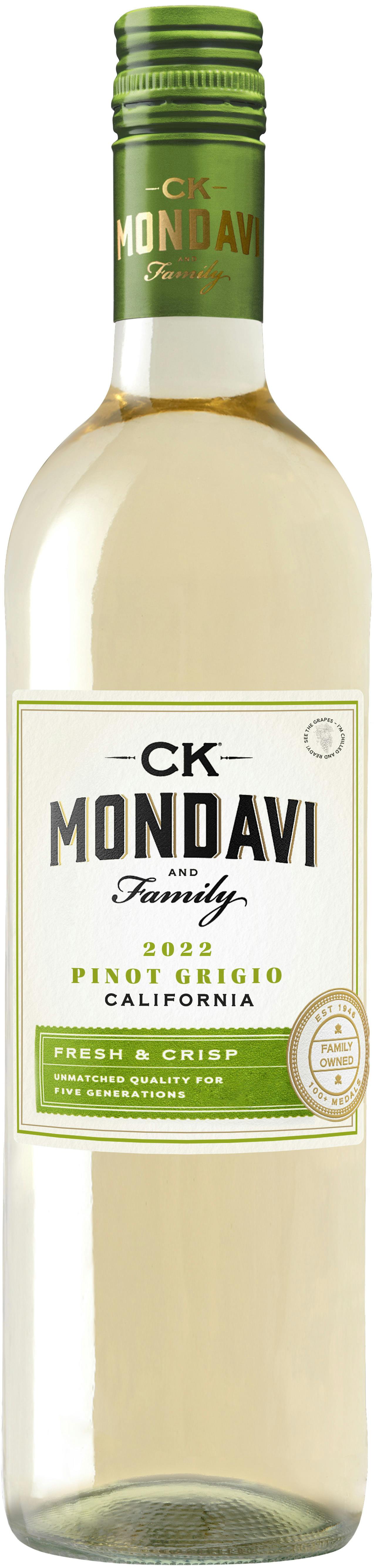 CK Mondavi Pinot Grigio 2022 750ml - Argonaut Wine & Liquor