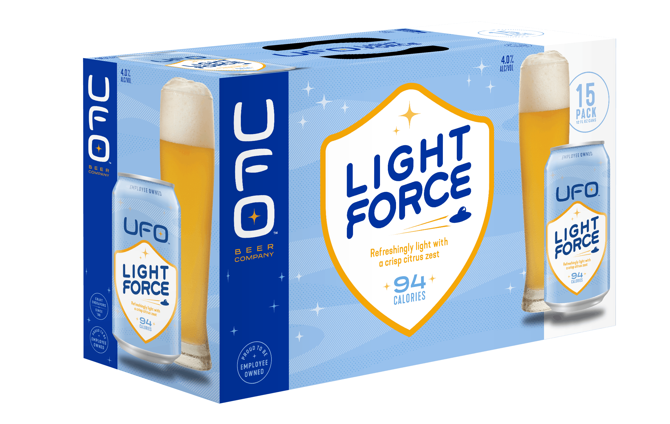 Harpoon Brewery Harpoon UFO Light Force 12 pack 12 oz. Can Petite Cellars