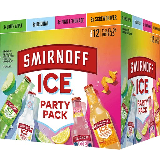 Smirnoff Ice Party Pack 6 Pack 12 Oz Can Petite Cellars