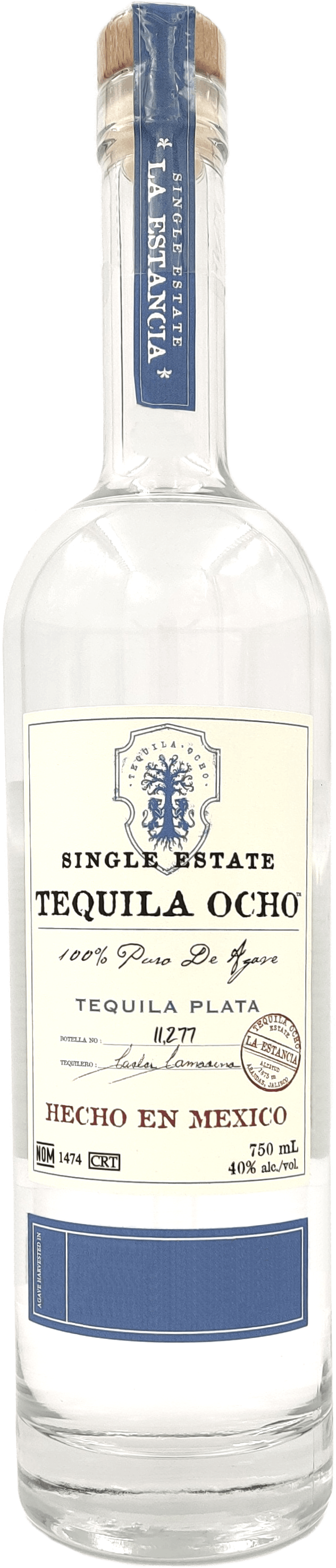 Tequila Ocho Plata 750ml Yankee Spirits