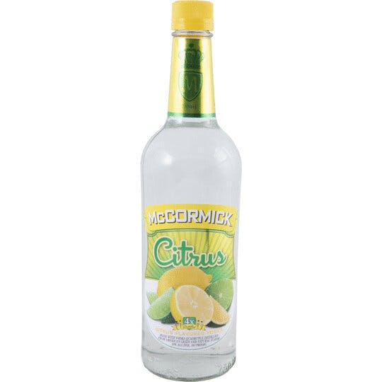 McCormick Citrus Vodka 1L Glass H Liquor