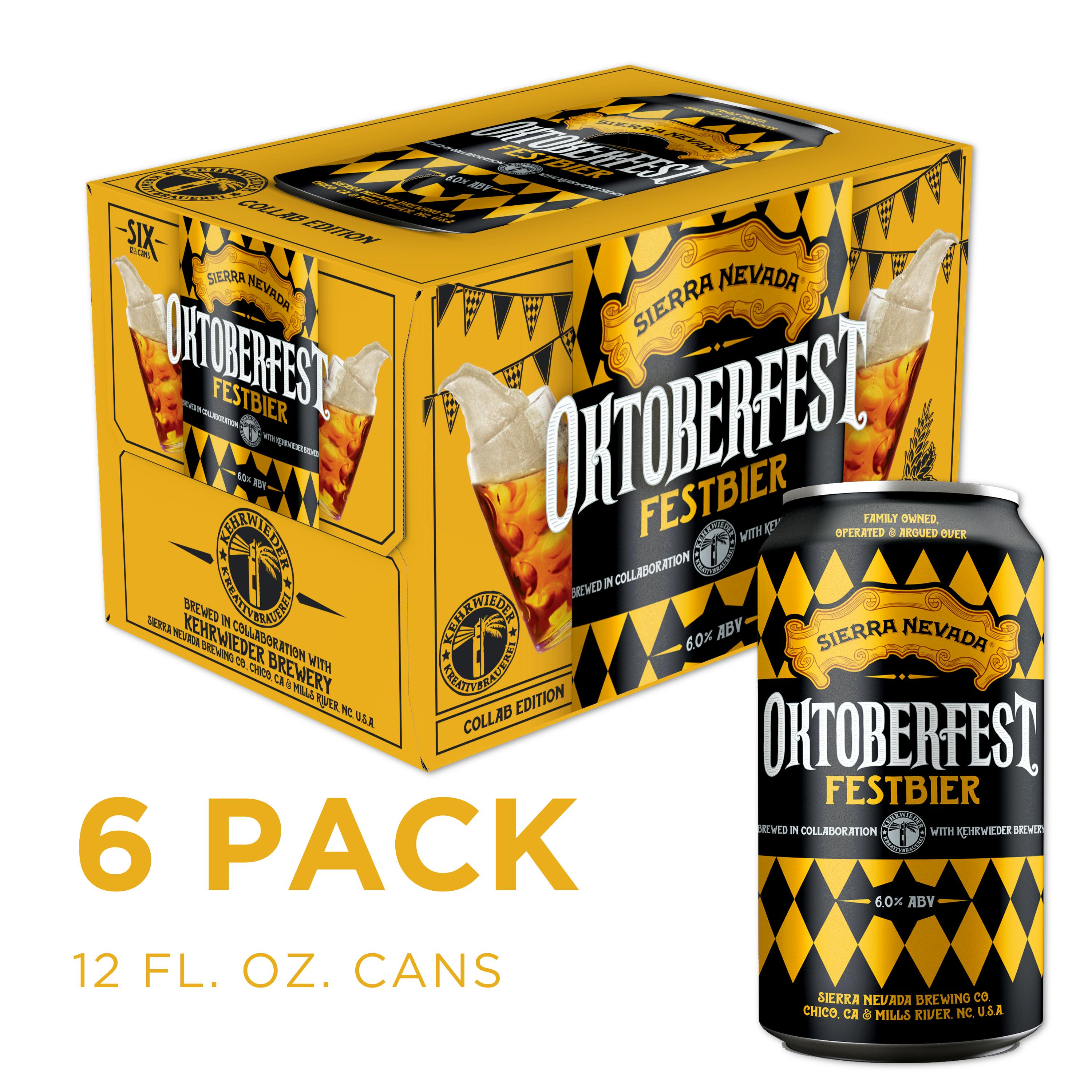 Sierra Nevada Oktoberfest 6 pack 12 oz. Can - Allendale Wine Shoppe