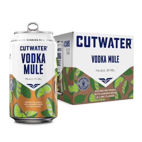 Cutwater Spirits Fugu Vodka Mule 4 pack 12 oz. Can - Yankee Spirits