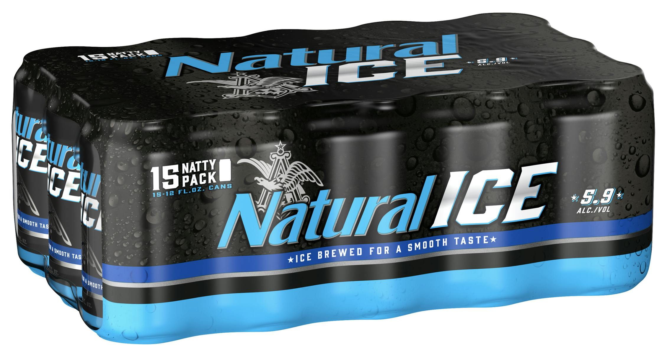 Natural Ice Domestic Beer, 30 Pack 12 Cans, ABV, 47% OFF