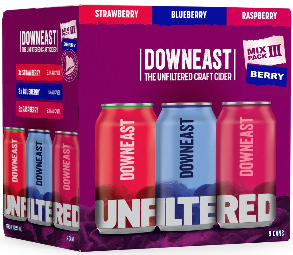 Downeast Cider House Variety Pack 3 9 pack 12 oz. Kelly's Liquor