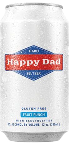 Happy Dad Hard Seltzer Fruit Punch 12 pack 12 oz. - Petite Cellars