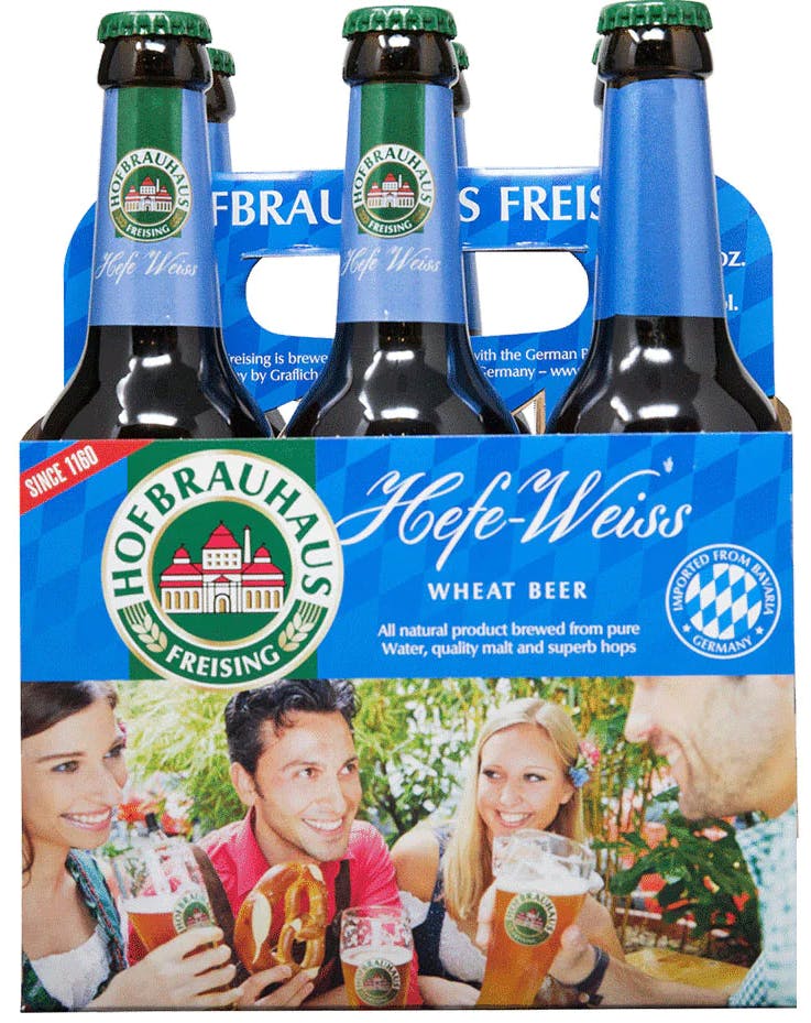 Hofbrauhaus Freising Hefe Weiss 6 pack 12 oz. - Petite Cellars