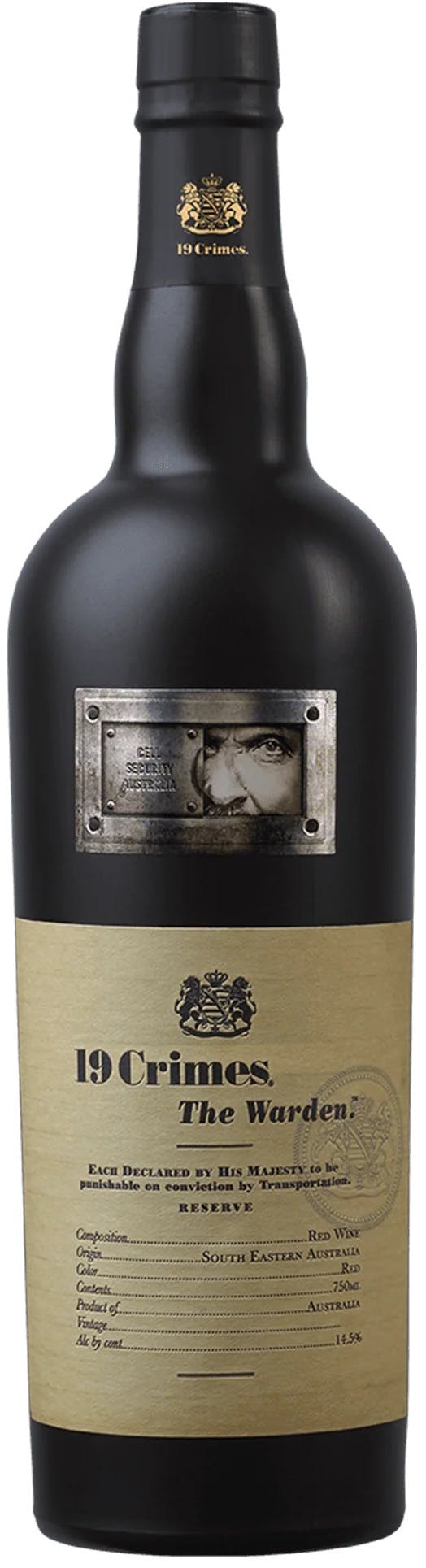 19 Crimes The Warden Red 2019 750ml High Spirits