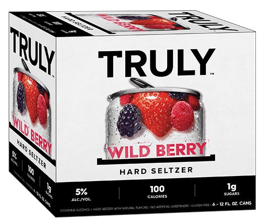 Truly Wild Berry Hard Seltzer - 6pk/12 fl oz Slim Cans