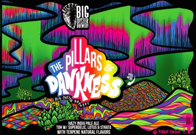 Big Oyster Brewery The Pillars Of Dankness 4 pack 16 oz. - Petite Cellars