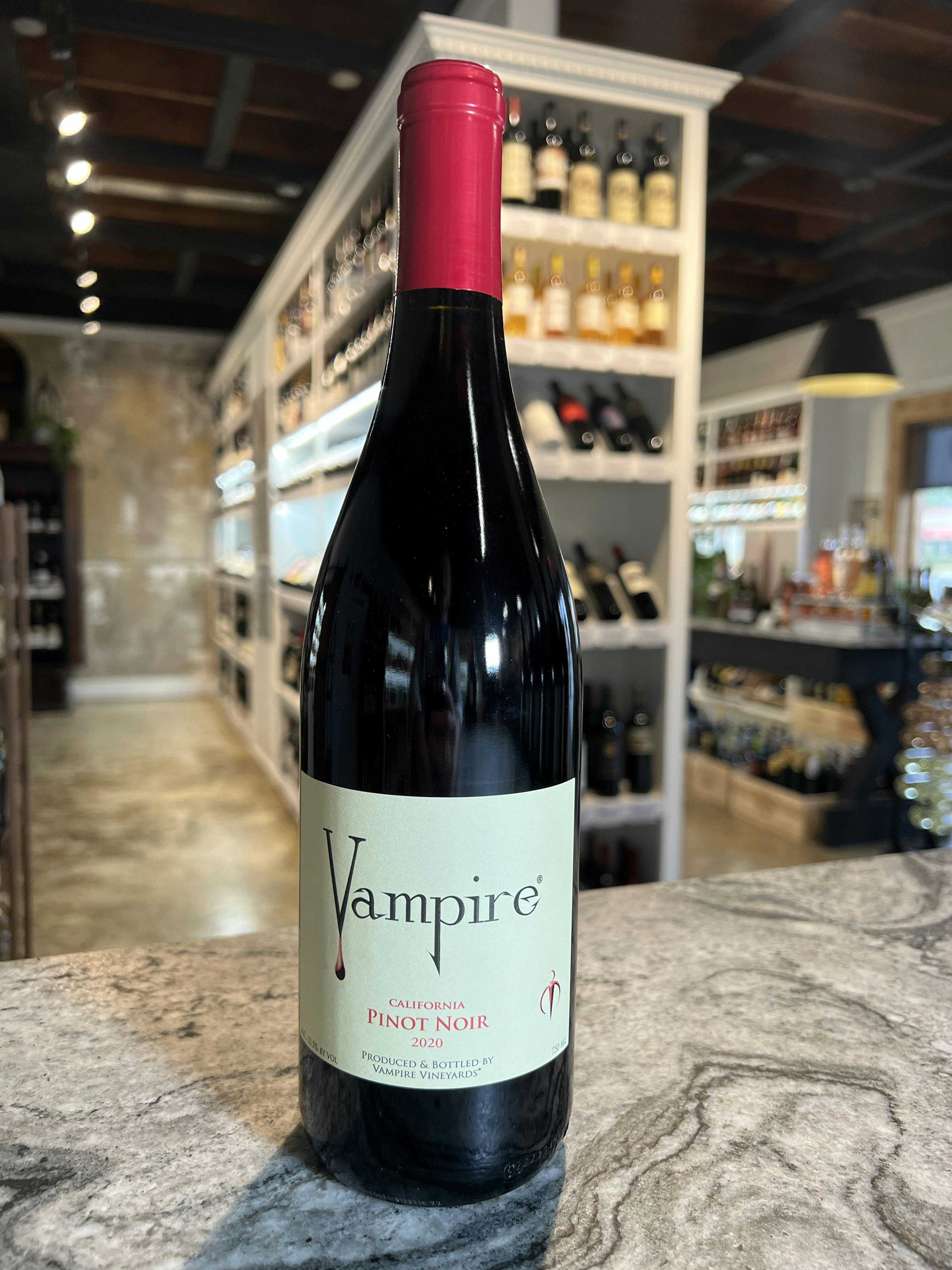 Vampire PINOT NOIR 2020 750ml - Tonic Bottle & Cork