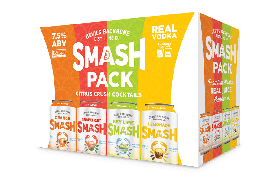 Devils Backbone Brewing Company Smash Pack Citrus Crush Cocktails 8