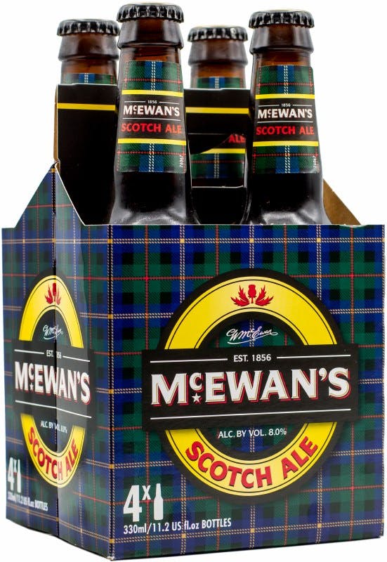 McEwan's Scotch Ale 4 pack 12 oz. Bottle - Petite Cellars