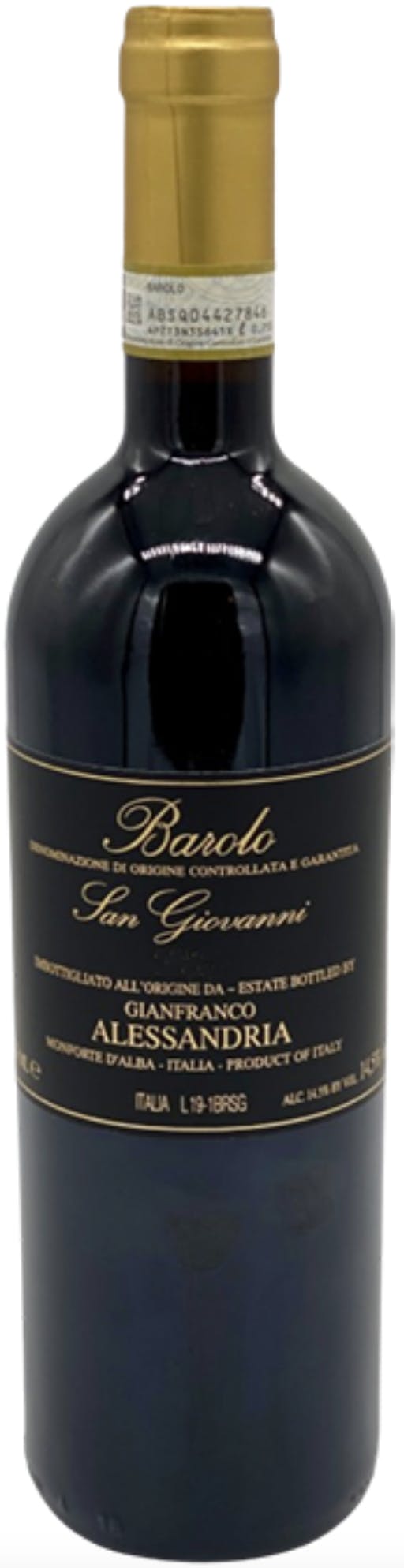 Gianfranco Alessandria Barolo San Giovanni 2018 750ml - Rye