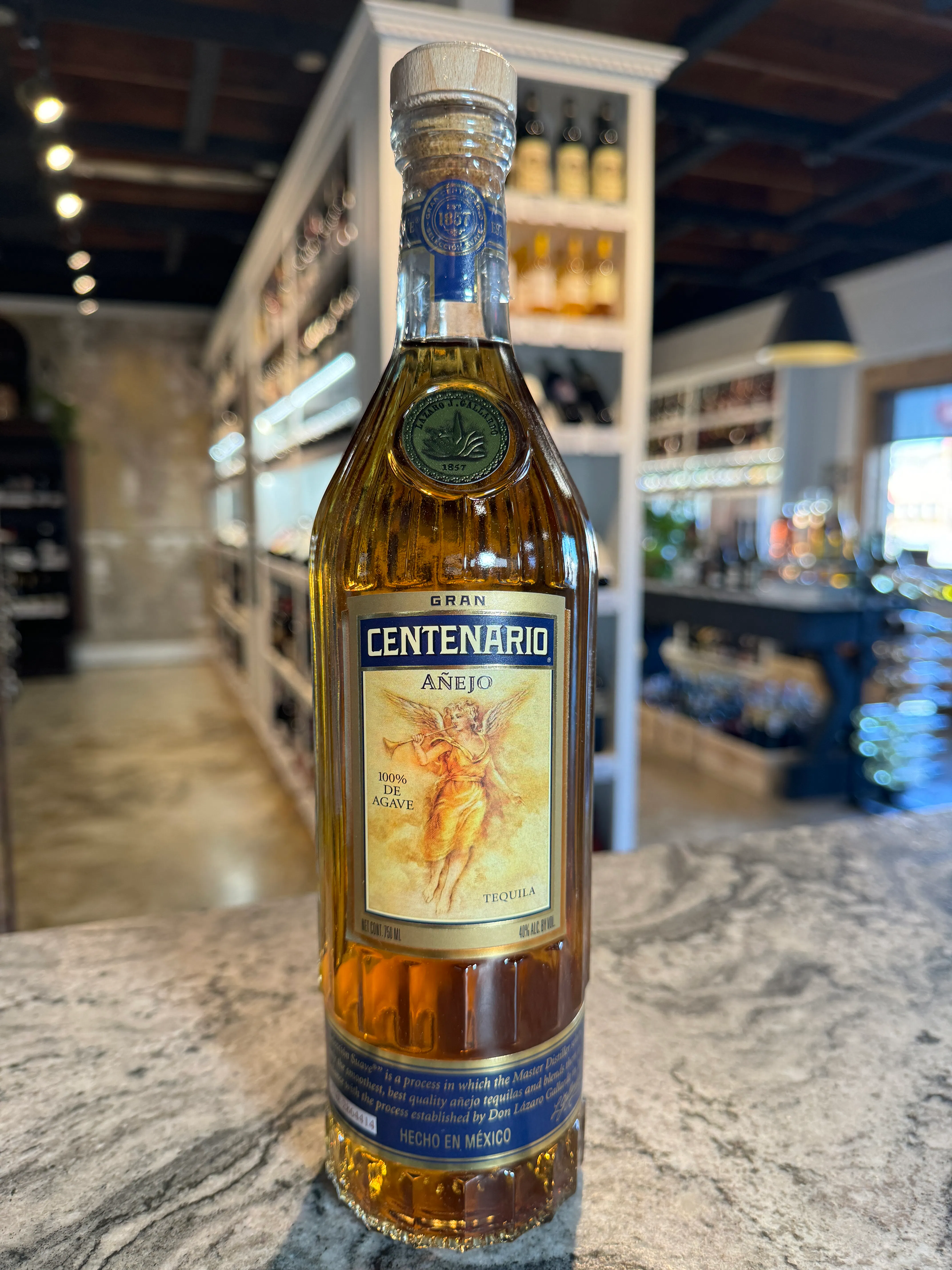 Gran Centenario ANEJO TEQUILA 80 PR 750ml - Tonic Bottle & Cork