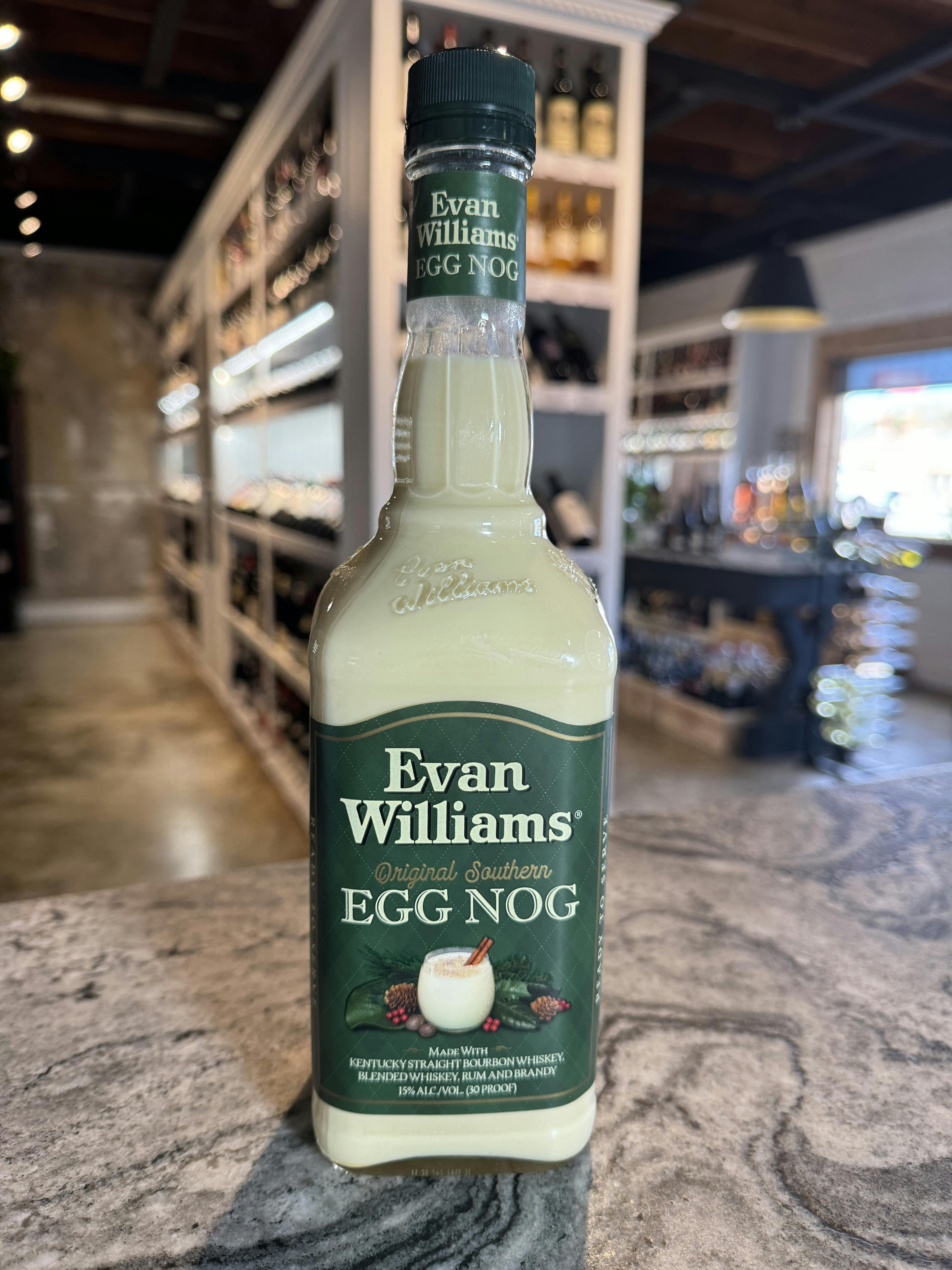 Evan Williams EGG NOG 30 PR. 750ml - Tonic Bottle & Cork