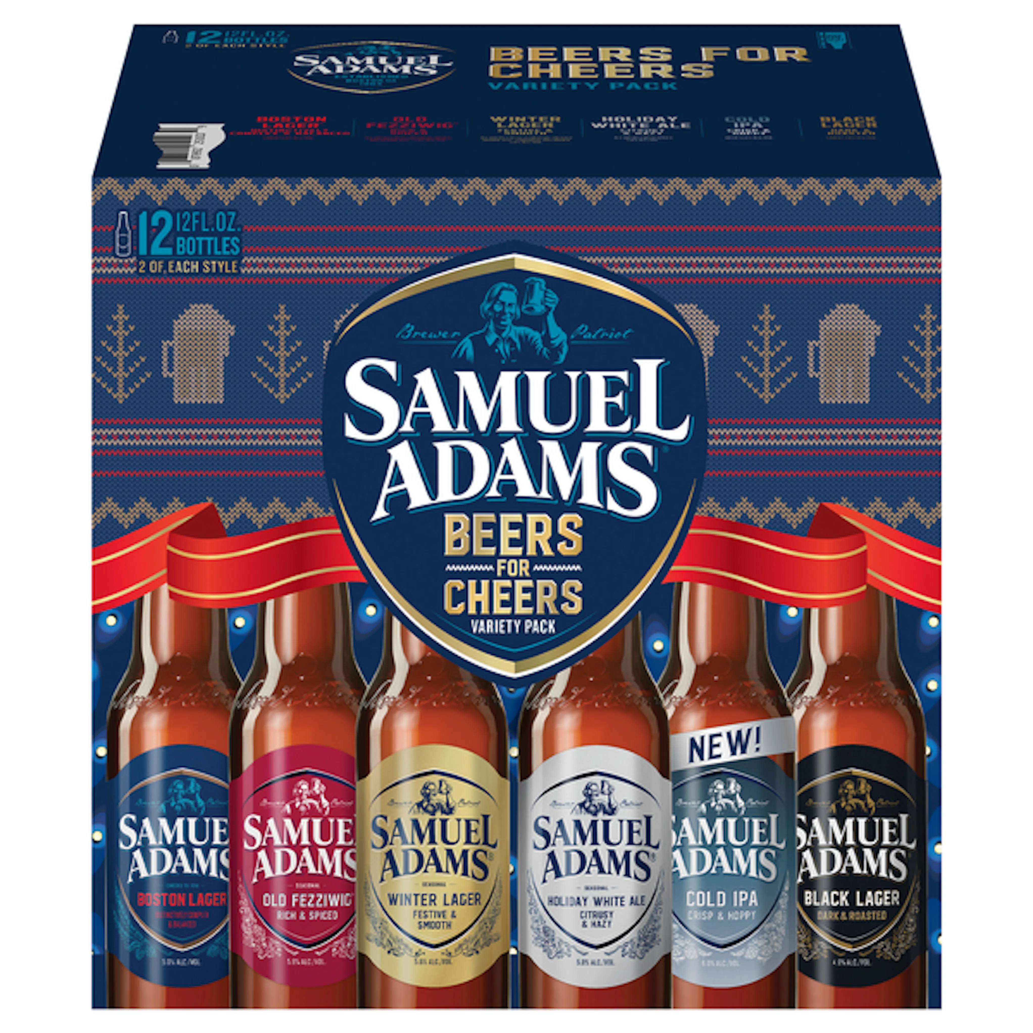 Samuel Adams Beers For Cheers Variety Pack 12 pack 12 oz. Bottle - Vine