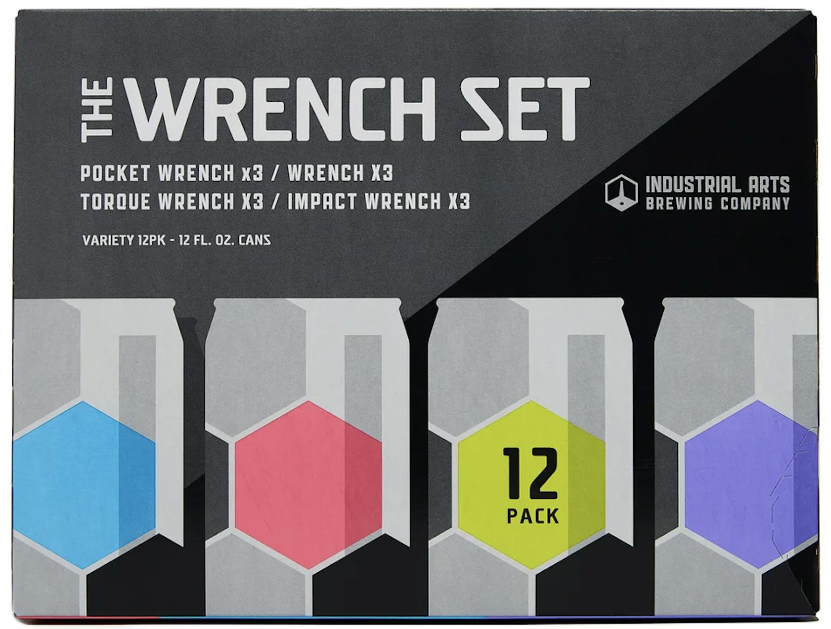 Industrial Arts Brewing Wrench Set Variety Pack 12 pack Bottle