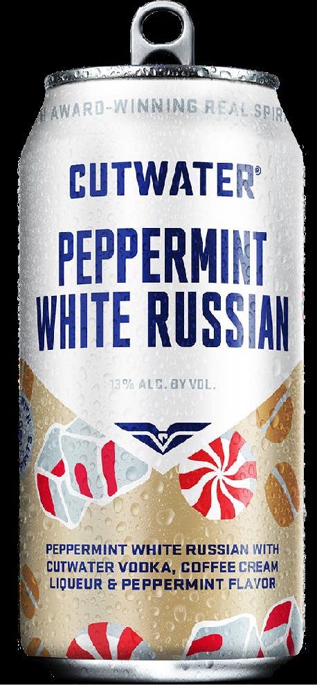 Cutwater Spirits Peppermint White Russian 4 pack 12 oz. Can - Yankee ...