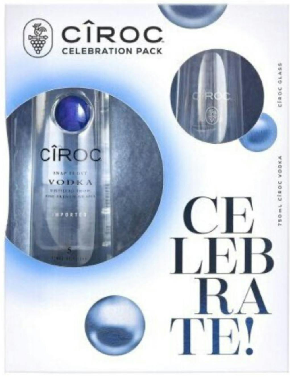 Cîroc Vodka Gift Set 750ml Bottle Vine Republic