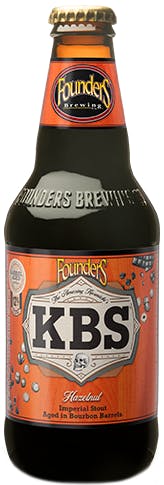 Founders Brewery KBS Bourbon Barrel-Aged Hazelnut 4 Pack 12 Oz. - Kelly ...