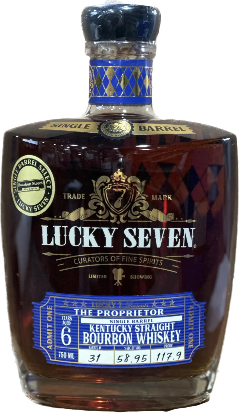 Lucky Seven Spirits The Proprietor "Store Pick" 6 Year Single Barrel 117.9 proof 750ml