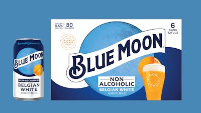 Blue Moon Brewing Company BELGIAN WHITE NON-ALCOHOLIC - CASE 24