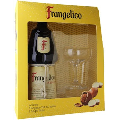 Frangelico Hazelnut Gift Set W/ Martini Glass :: Cordials & Liqueurs