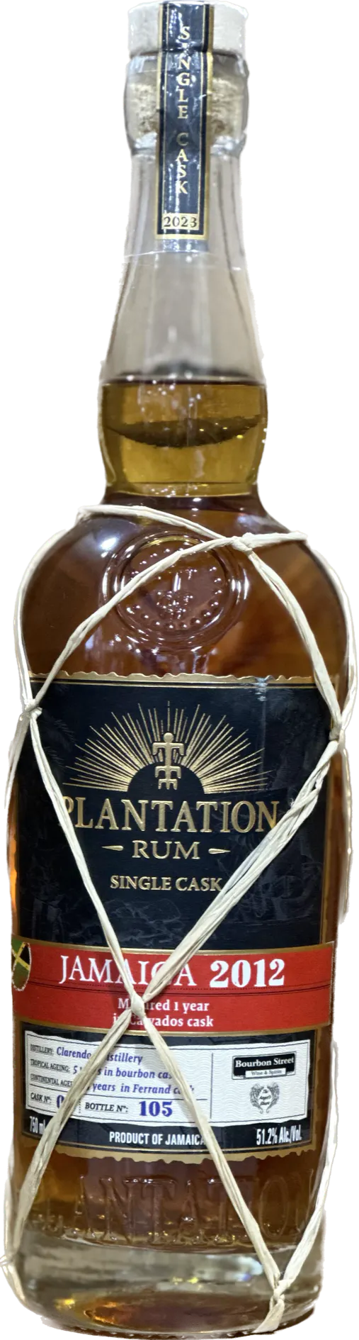 Plantation Rum Jamacia Rum "Store Pick" finished in Calvados Barrels 750ml