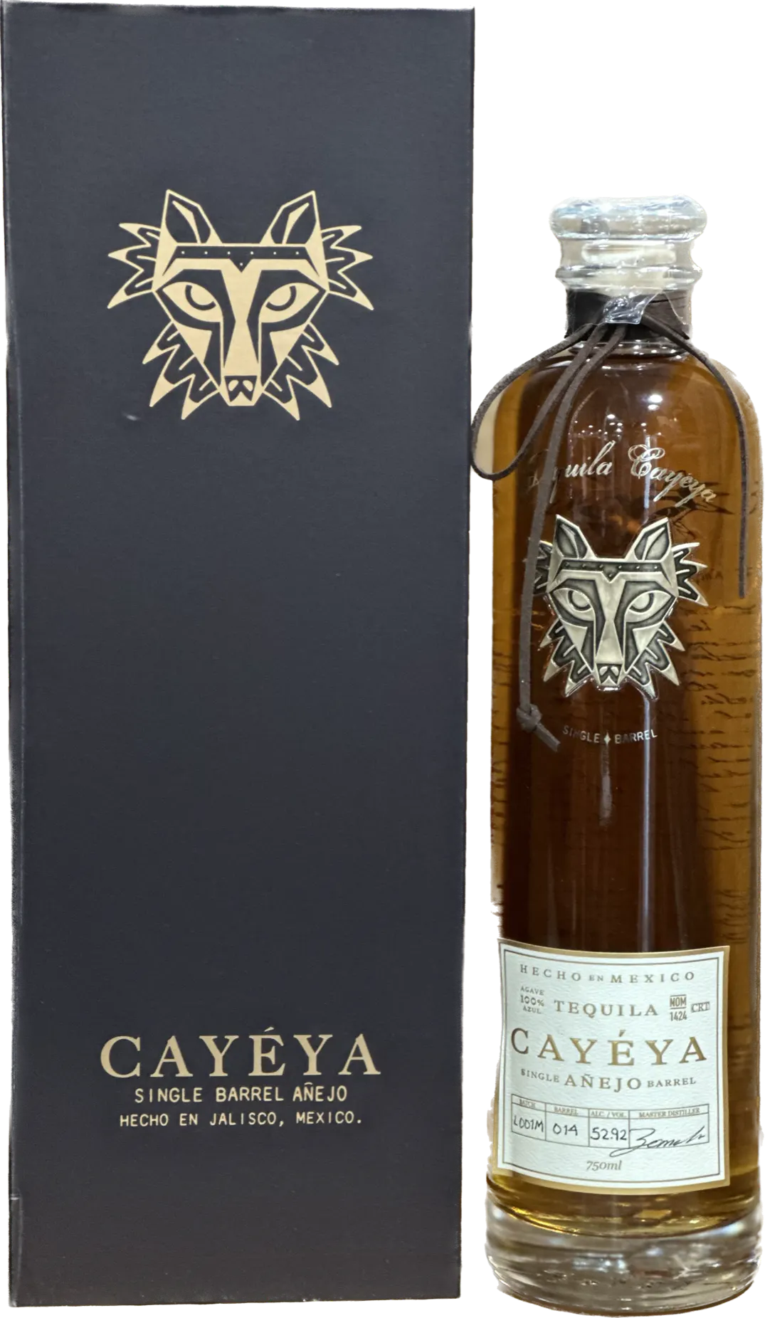 Tequila Cayéya "Store Pick" Single Barrel Tequila Anejo Selection #1  750ml