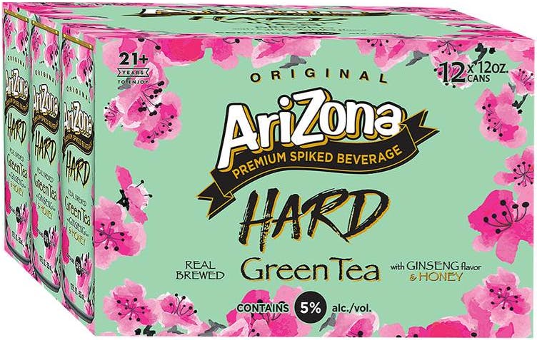 AriZona Hard Green Tea 12 pack 12 oz. Can - High Spirits
