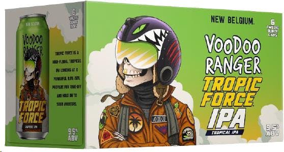 New Belgium Voodoo Ranger Tropic Force IPA 6 pack 12 oz. Can