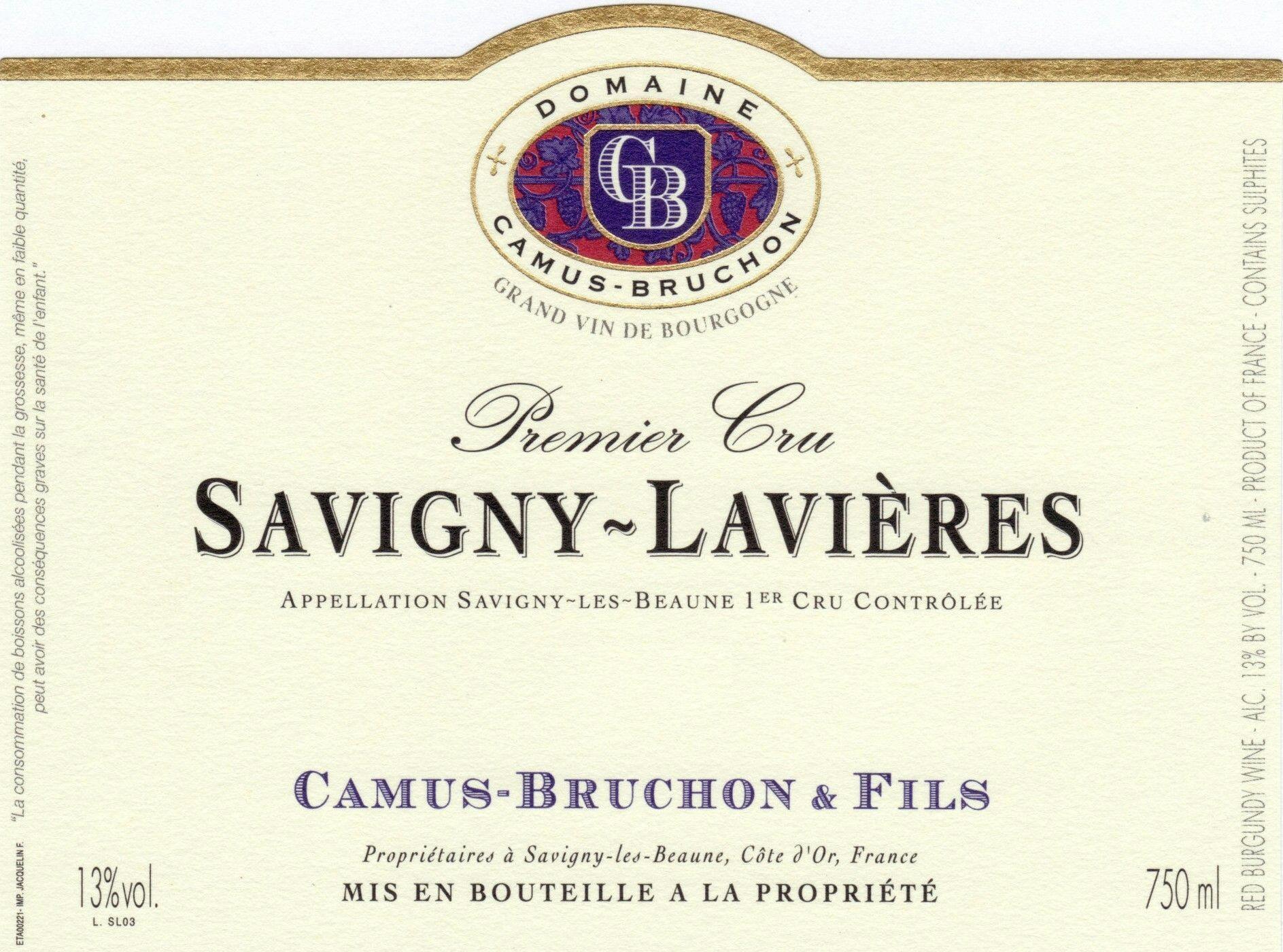 Camus Bruchon 1 Er Savigny Les Beaune 2021 750ml - Vine Republic