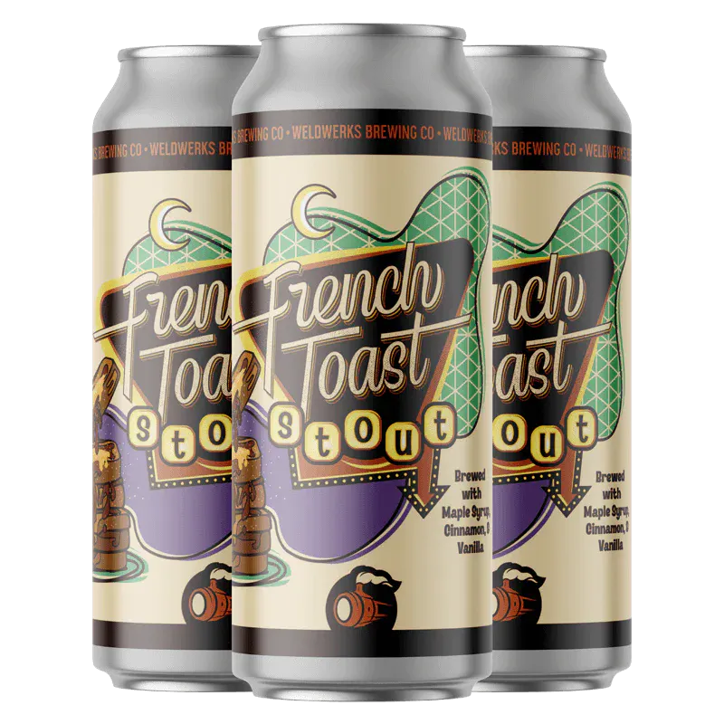 WeldWerks Brewing French Toast Stout 4 pack 16 oz. Can Argonaut Wine