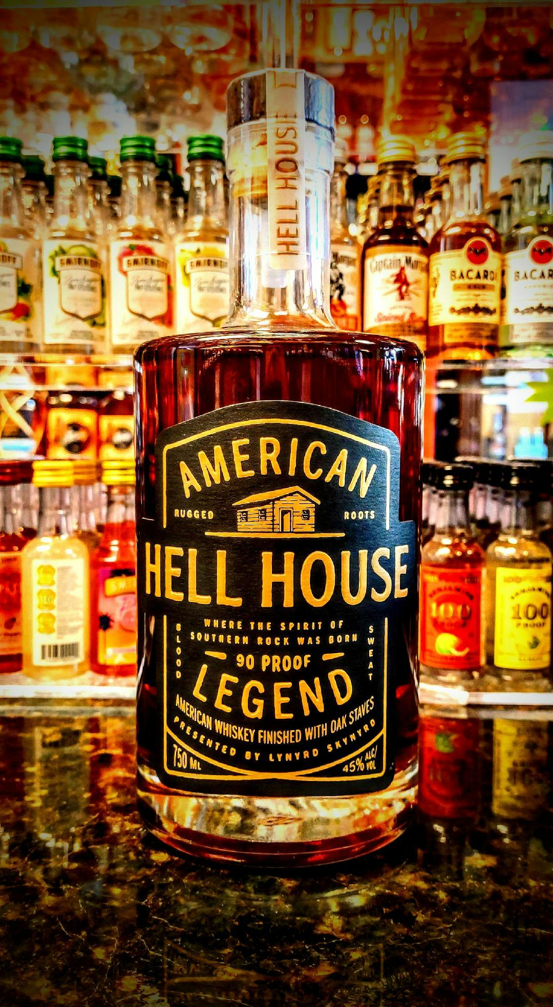 Hell House Whiskey American Legend Rugged Roots Whiskey 750ml - Nick ...