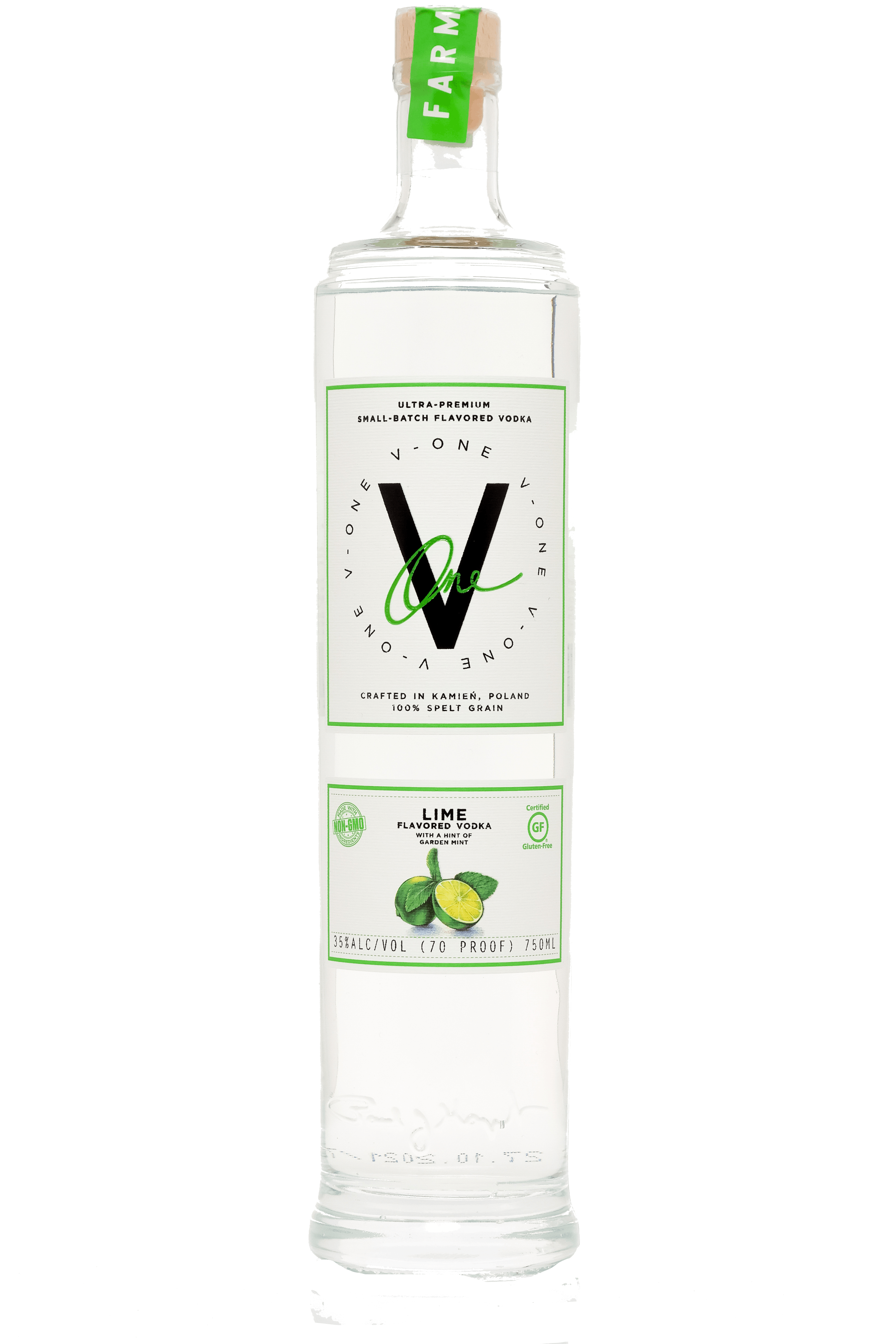 V-One Lime Vodka 750ml - Yankee Spirits