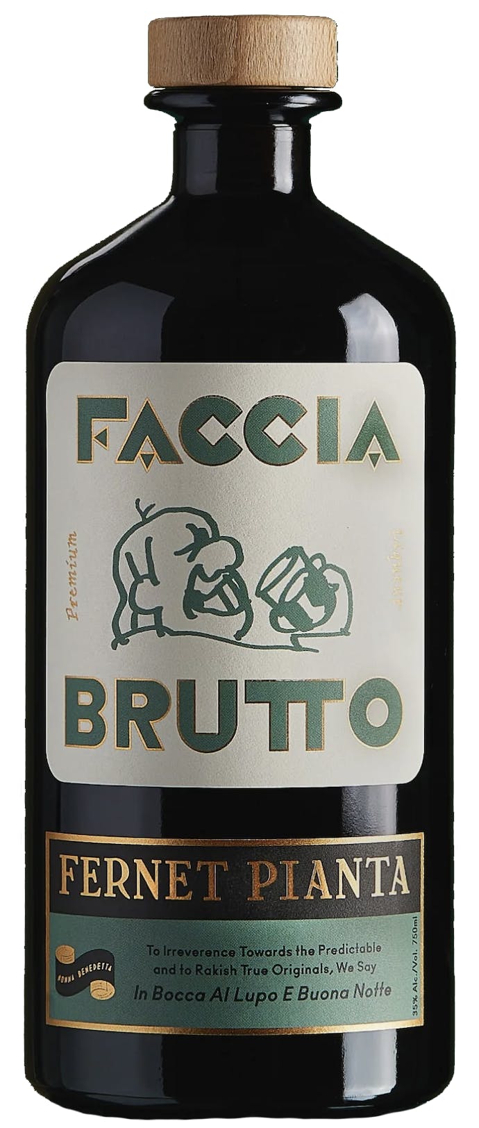 Faccia Brutto Fernet Pianta Liqueur 750ml - The Wine Guy