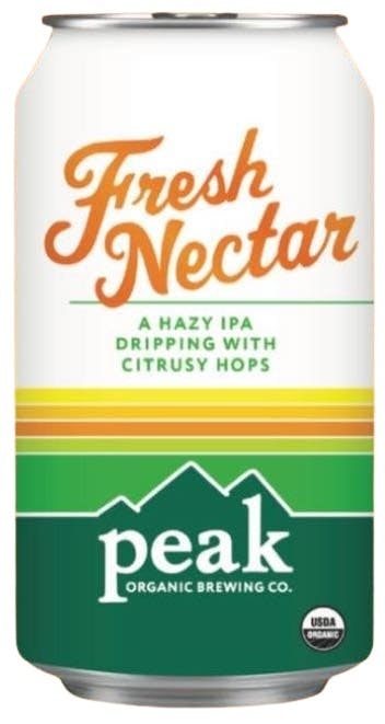 Peak Organic Brewing Company Fresh Nectar 6 pack 12 oz. - Petite Cellars