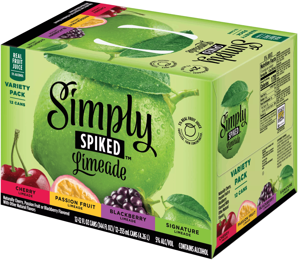 Simply Spiked Limeade Variety Pack 12 pack 12 oz. Can