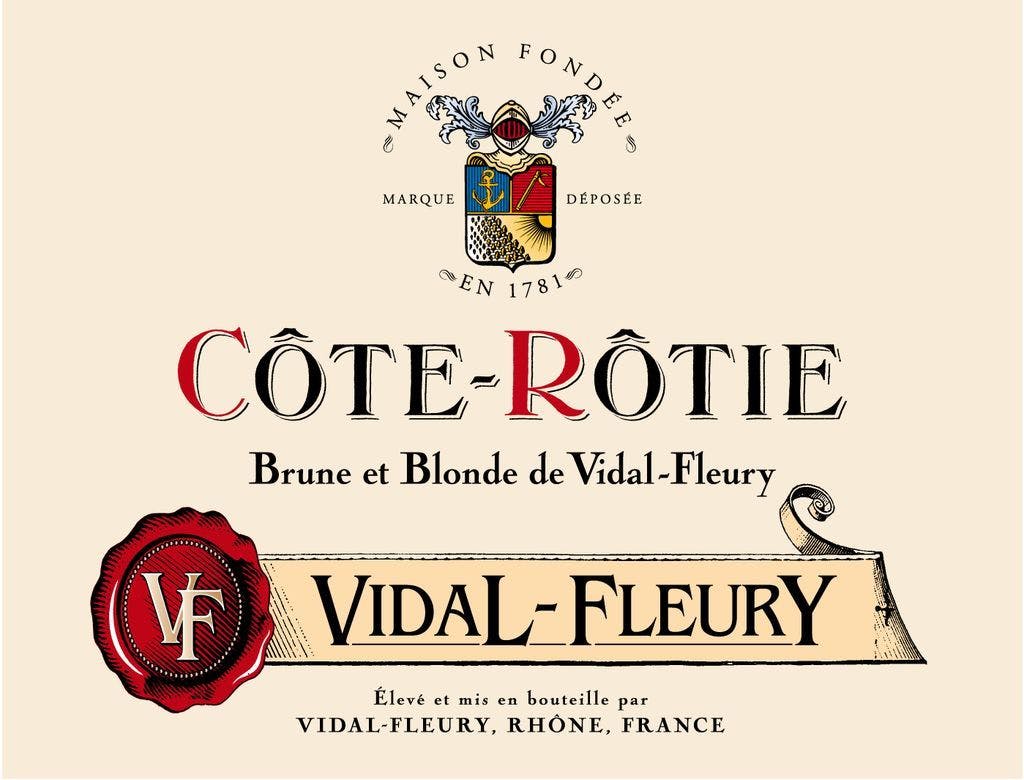 J. Vidal-Fleury Cote Rotie Brune Et Blonde De Vidal Fleury 2019