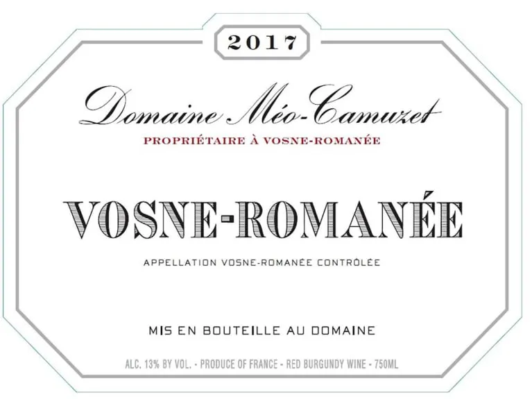 Domaine Meo-Camuzet Vosne-Romanée Village 2021 750ml - Bottle Shop