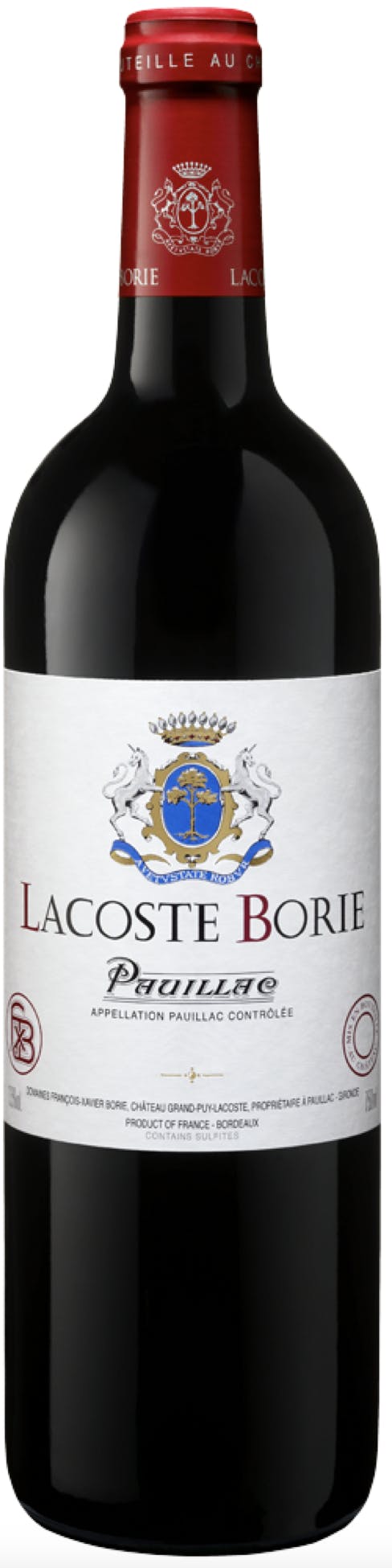 Château Lacoste Borie Pauillac 2019 750ml - Yankee Spirits