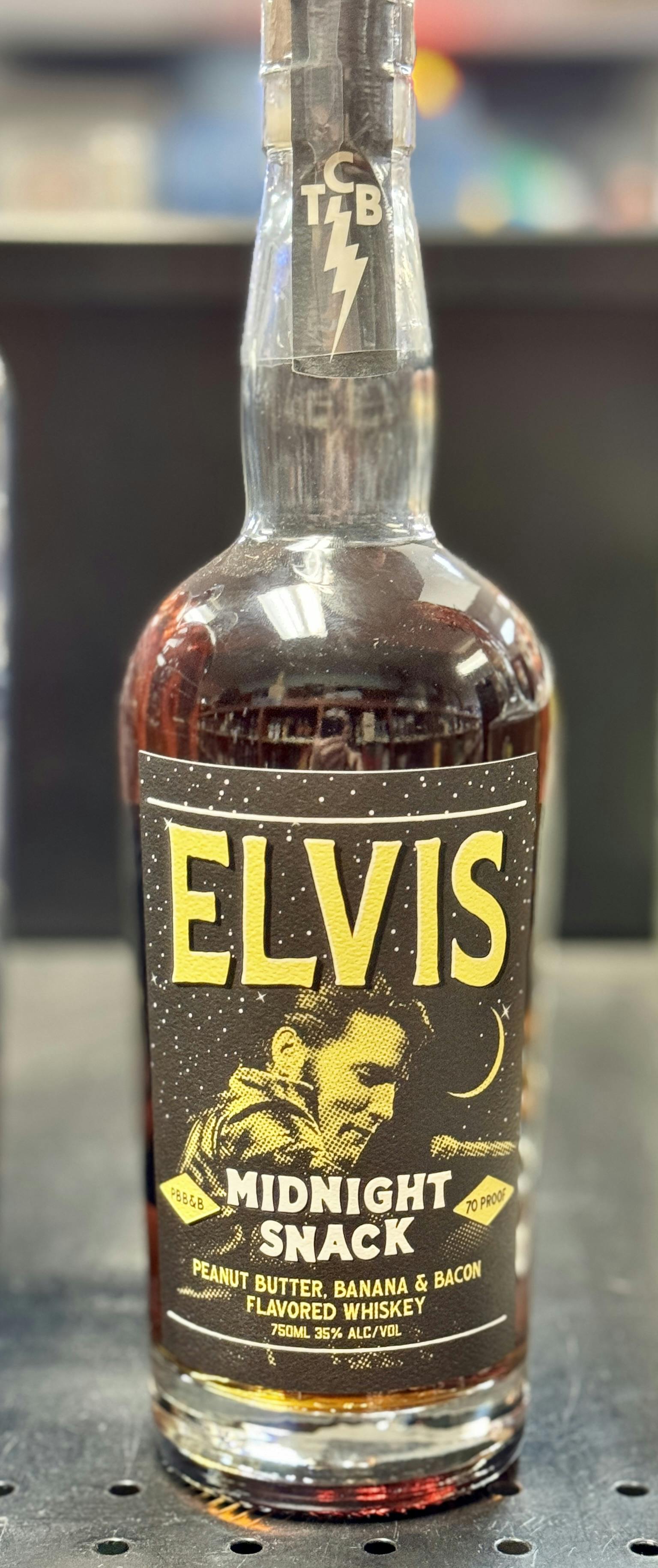 Elvis Whiskey Elvis Midnight Snack Peanut Butter, Banana and Bacon Sandwich  750ml - Order Liquor Online