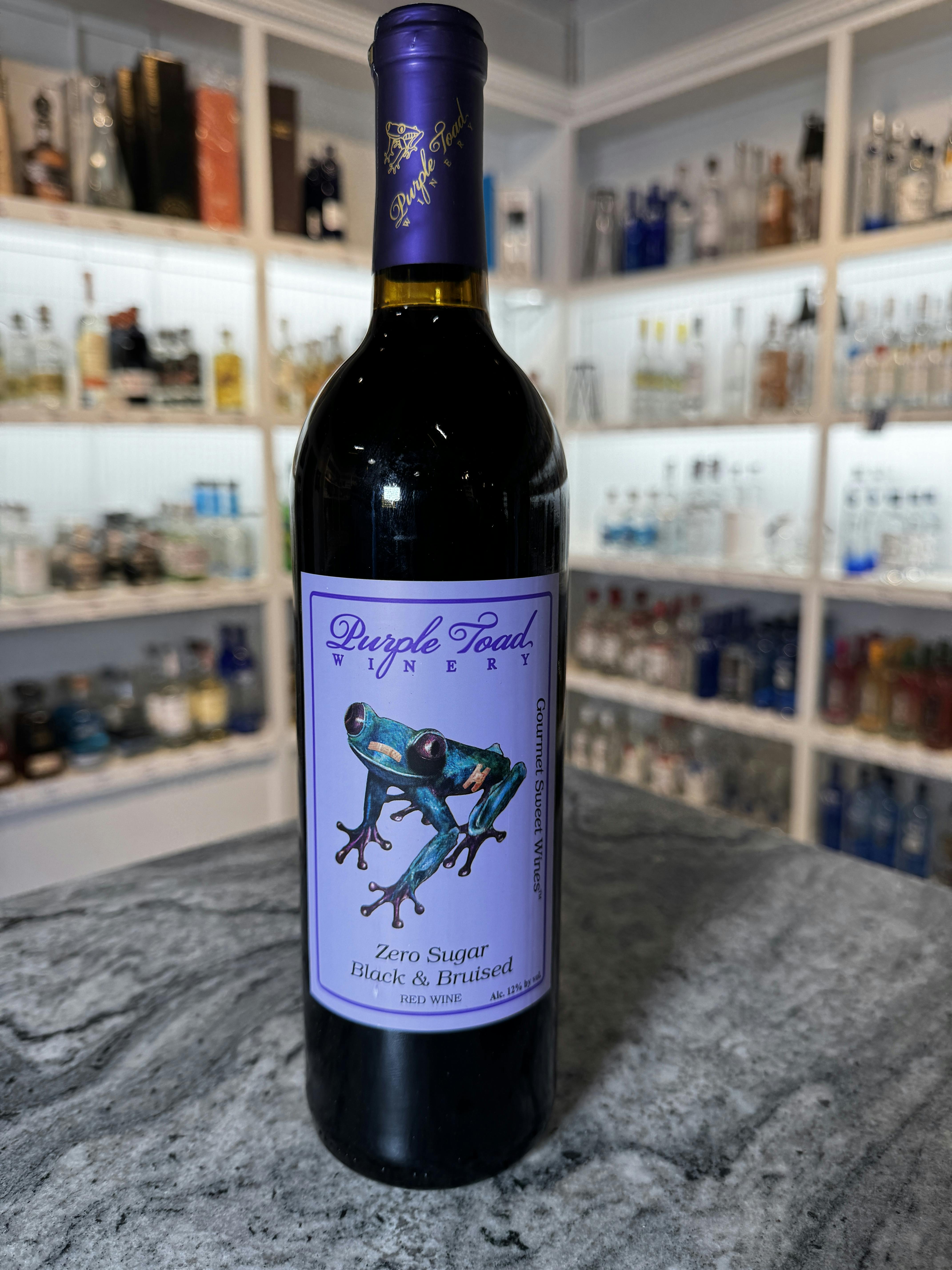 Purple Toad Winery Zero Sugr Black & Bruised 750ml - Tonic Bottle