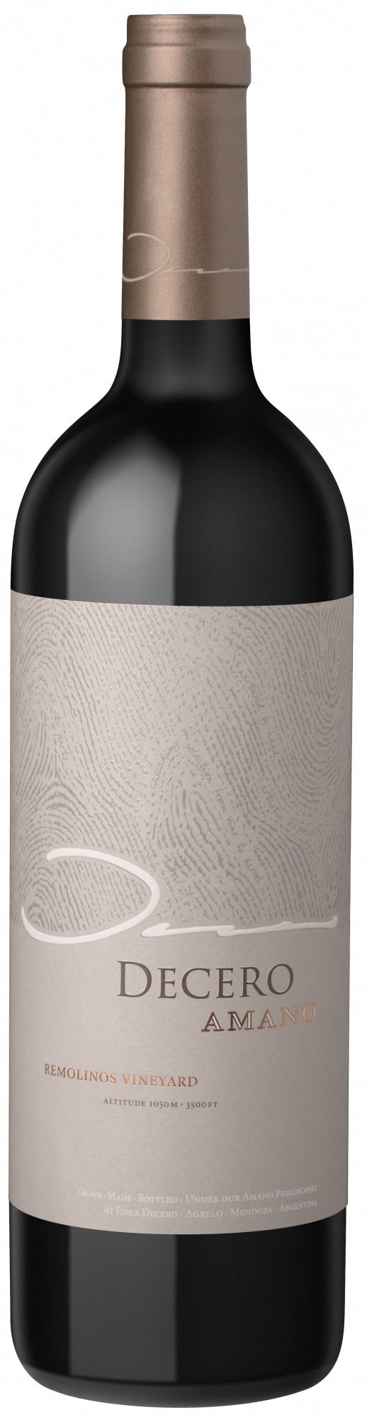Finca Decero Remolinos Vineyard Amano 2018 750ml