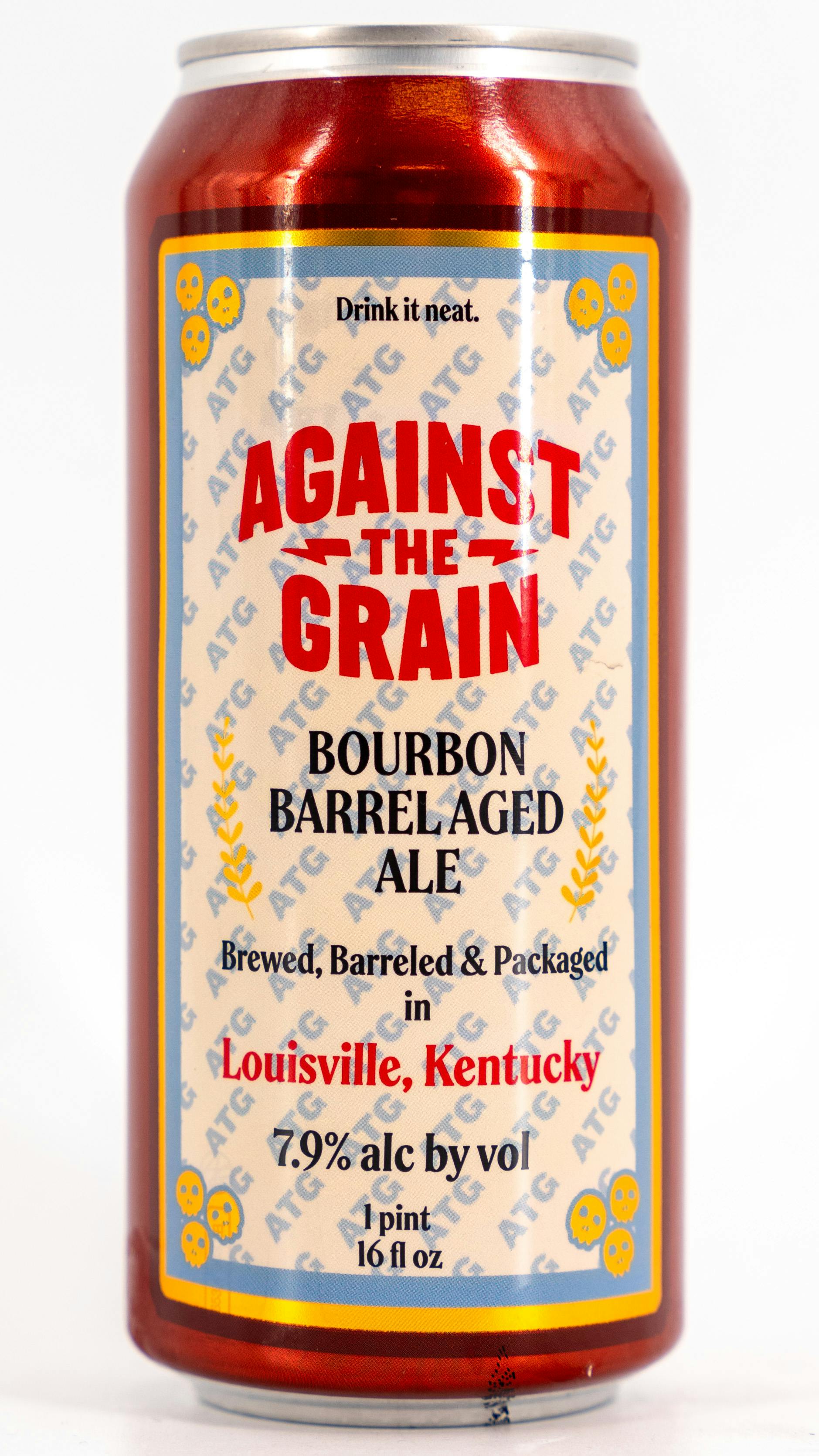 Against the Grain Bourbon Barrel Aged Ale pack 16 Can