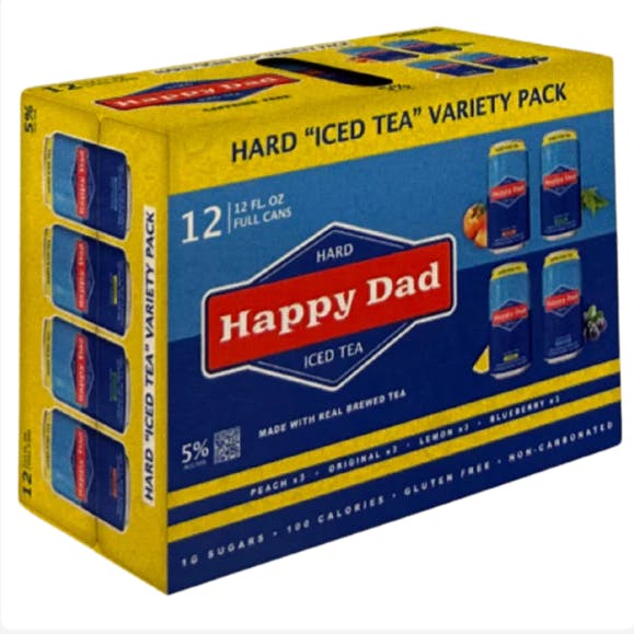 Happy Dad Hard Seltzer Happy Dad Hard Iced Tea Variety Pack 12 pack 12 ...