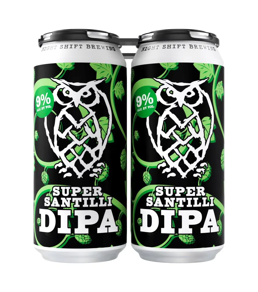 Night Shift Brewing Super Santilli 4 pack 16 oz. Can - Yankee Spirits