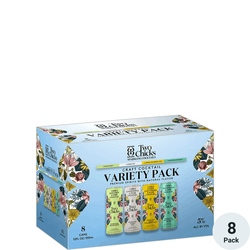 Two Chicks Cocktails Variety Pack 8 pack 355ml Can - Vine Republic